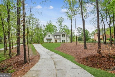 Custom Built in 2021, Master on Main, Level Wooded Backyard on on Royal Lakes Golf and Country Club in Georgia - for sale on GolfHomes.com, golf home, golf lot