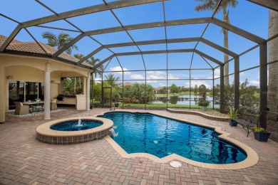 Nestled at the end of a tranquil cul-de-sac in the coveted on Lakewood Ranch Golf and Country Club in Florida - for sale on GolfHomes.com, golf home, golf lot