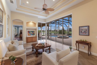 Nestled at the end of a tranquil cul-de-sac in the coveted on Lakewood Ranch Golf and Country Club in Florida - for sale on GolfHomes.com, golf home, golf lot