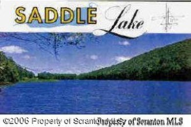 NICE BUILDING LOT WITH VIEWS OF SADDLE LAKE. ALL AMENITIES on Stone Hedge Golf Course in Pennsylvania - for sale on GolfHomes.com, golf home, golf lot