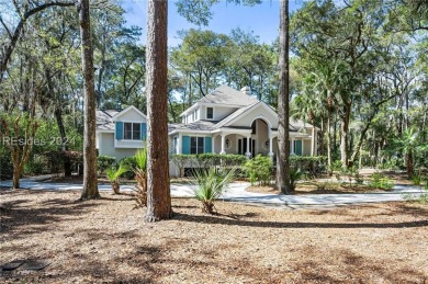 Quality custom home with peek-a-boo views of the Calibogue Sound on Haig Point Golf Club in South Carolina - for sale on GolfHomes.com, golf home, golf lot