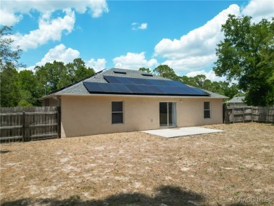 Discover the perfect blend of modern updates and move-in-ready on Citrus Springs Country Club in Florida - for sale on GolfHomes.com, golf home, golf lot
