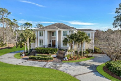 Explore this exceptional Wexford residence, set on a double lot on Wexford Golf Club in South Carolina - for sale on GolfHomes.com, golf home, golf lot
