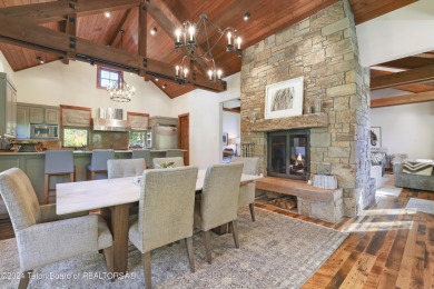 Set on 0.59 acres, this Carney Logan Burke-designed cabin offers on 3 Creek Ranch Golf Club in Wyoming - for sale on GolfHomes.com, golf home, golf lot