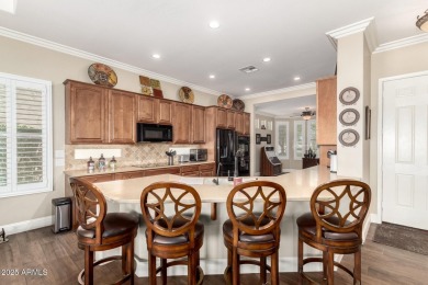 Stunning luxury home in the coveted Active Adult Trilogy on Trilogy Golf Club At Power Ranch in Arizona - for sale on GolfHomes.com, golf home, golf lot