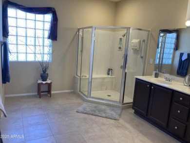 Lovely Stonecrest retreat with HEATED POOL & SPA w/pop ups for on Desert Springs Golf Course in Arizona - for sale on GolfHomes.com, golf home, golf lot