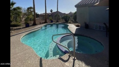 Lovely Stonecrest retreat with HEATED POOL & SPA w/pop ups for on Desert Springs Golf Course in Arizona - for sale on GolfHomes.com, golf home, golf lot