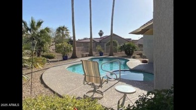 Lovely Stonecrest retreat with HEATED POOL & SPA w/pop ups for on Desert Springs Golf Course in Arizona - for sale on GolfHomes.com, golf home, golf lot