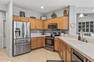 Lovely Stonecrest retreat with HEATED POOL & SPA w/pop ups for on Desert Springs Golf Course in Arizona - for sale on GolfHomes.com, golf home, golf lot