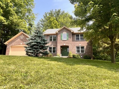 Welcome to this stunning two-story home nestled in one of the on Foxcliff Golf Club in Indiana - for sale on GolfHomes.com, golf home, golf lot