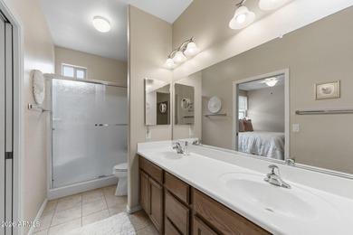 HOME IS FULLY FURNISHED! This move-in ready townhome offers an on Sunland Springs Golf Course  in Arizona - for sale on GolfHomes.com, golf home, golf lot