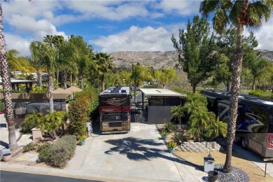 Located at the top of the hill with panoramic lake, mountain and on Rancho California RV Resort in California - for sale on GolfHomes.com, golf home, golf lot