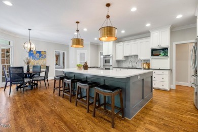 Welcome to this stunning, fully updated custom home set on a on Prestonwood Country Club  in North Carolina - for sale on GolfHomes.com, golf home, golf lot