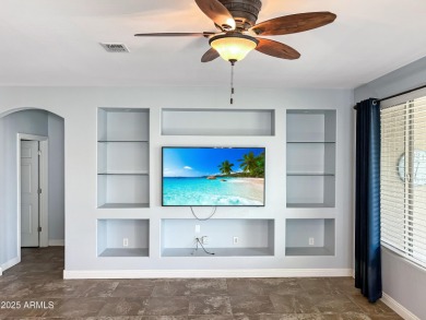 **Great Floor Plan with Ultimate Privacy** Popular Hideaway on Poston Butte Golf Club in Arizona - for sale on GolfHomes.com, golf home, golf lot