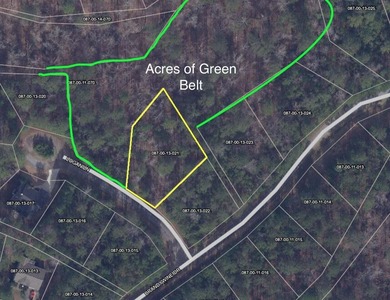 This lot is surrounded on two sides by several acres of Savannah on Monticello Golf Club At Savannah Lakes in South Carolina - for sale on GolfHomes.com, golf home, golf lot