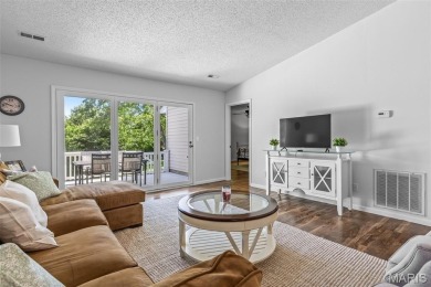Discover easy lake living in this charming 2-bedroom, 2-bath on Terre Du Lac Golf and Country Club in Missouri - for sale on GolfHomes.com, golf home, golf lot
