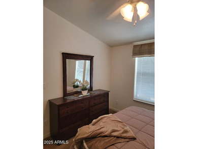 This is a lovely & quaint 2014 3 bedroom 2 bath furnished home on 3 Parks Fairways in Arizona - for sale on GolfHomes.com, golf home, golf lot