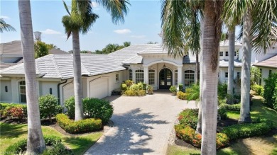 Sun-Soaked Sophistication on the Shores of Miromar Lakes! Tucked on Miromar Lakes Golf Club in Florida - for sale on GolfHomes.com, golf home, golf lot