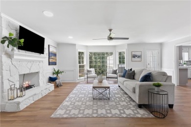 Welcome to this beautifully updated luxurious 4-bedroom, 3 on Brookstone Golf and Country Club in Georgia - for sale on GolfHomes.com, golf home, golf lot