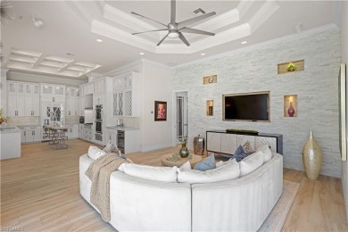 Sun-Soaked Sophistication on the Shores of Miromar Lakes! Tucked on Miromar Lakes Golf Club in Florida - for sale on GolfHomes.com, golf home, golf lot