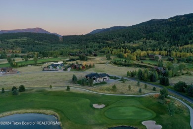 The stunning architecture of this newly constructed ultimate on Teton Springs Resort and Club in Idaho - for sale on GolfHomes.com, golf home, golf lot