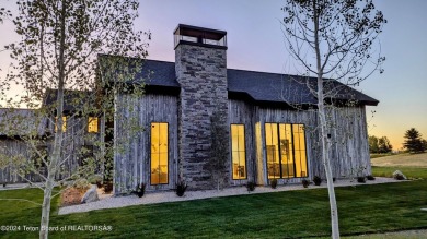 The stunning architecture of this newly constructed ultimate on Teton Springs Resort and Club in Idaho - for sale on GolfHomes.com, golf home, golf lot