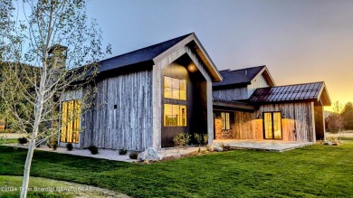 The stunning architecture of this newly constructed ultimate on Teton Springs Resort and Club in Idaho - for sale on GolfHomes.com, golf home, golf lot