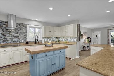 Custom built home with water access at the Olde Point Marina on on Olde Point Golf and Country Club in North Carolina - for sale on GolfHomes.com, golf home, golf lot