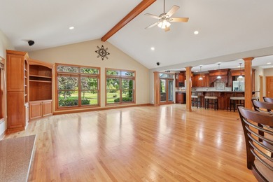 This custom all-brick estate offers rare scale, construction on RedTail Golf Club in Illinois - for sale on GolfHomes.com, golf home, golf lot