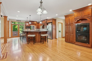 This custom all-brick estate offers rare scale, construction on RedTail Golf Club in Illinois - for sale on GolfHomes.com, golf home, golf lot