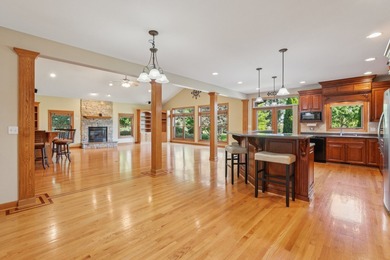 This custom all-brick estate offers rare scale, construction on RedTail Golf Club in Illinois - for sale on GolfHomes.com, golf home, golf lot