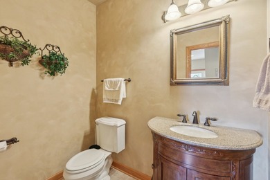 This custom all-brick estate offers rare scale, construction on RedTail Golf Club in Illinois - for sale on GolfHomes.com, golf home, golf lot