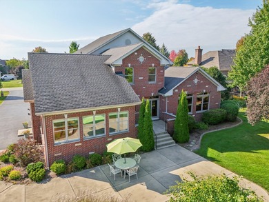 This custom all-brick estate offers rare scale, construction on RedTail Golf Club in Illinois - for sale on GolfHomes.com, golf home, golf lot