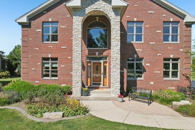 This custom all-brick estate offers rare scale, construction on RedTail Golf Club in Illinois - for sale on GolfHomes.com, golf home, golf lot