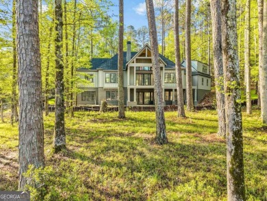 Stunning Lakefront Luxury Home in Reynolds Landing with Sunset on Reynolds Lake Oconee - The Landing in Georgia - for sale on GolfHomes.com, golf home, golf lot