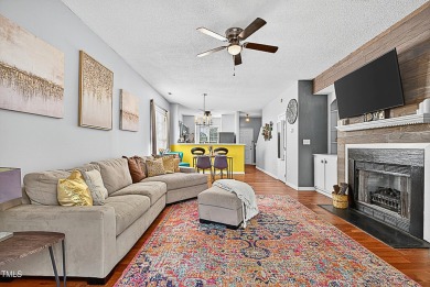 Welcome to 5351 Cog Hill Court, a rare end-unit townhome in the on Hedingham Golf and Athletic Club in North Carolina - for sale on GolfHomes.com, golf home, golf lot