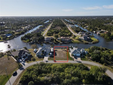 WATERFRONT CLEARED LOT | ONE BRIDGE TO OPEN WATER | 80' OF WATER on Rotonda Golf and Country Club - Long Marsh  in Florida - for sale on GolfHomes.com, golf home, golf lot