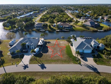 WATERFRONT CLEARED LOT | ONE BRIDGE TO OPEN WATER | 80' OF WATER on Rotonda Golf and Country Club - Long Marsh  in Florida - for sale on GolfHomes.com, golf home, golf lot