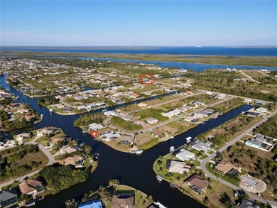 WATERFRONT CLEARED LOT | ONE BRIDGE TO OPEN WATER | 80' OF WATER on Rotonda Golf and Country Club - Long Marsh  in Florida - for sale on GolfHomes.com, golf home, golf lot