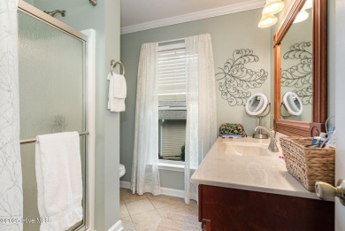 Experience lakeside living in this pristine 4 bed, 3 bath home on Seven Lakes Country Club in North Carolina - for sale on GolfHomes.com, golf home, golf lot