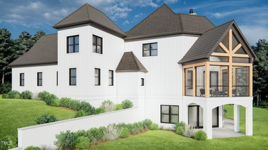 Discover elegance and comfort in this stunning new construction on Chapel Ridge Golf Club in North Carolina - for sale on GolfHomes.com, golf home, golf lot