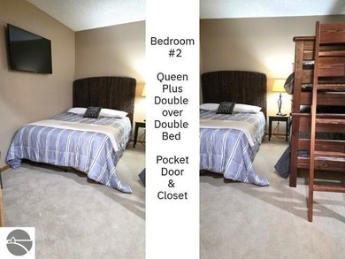 Comfortable in all seasons, this 2-bedroom condominium has on  in Michigan - for sale on GolfHomes.com, golf home, golf lot