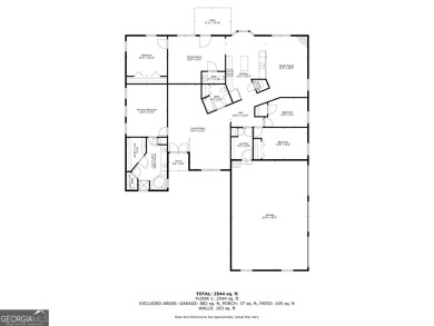 SPACIOUS AND RENOVATED RANCH HOME ON WHITE OAK DRIVE, Walking on Canongate On White Oak Golf Course in Georgia - for sale on GolfHomes.com, golf home, golf lot