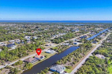 WATERFRONT POOL HOME WITH GULF ACCESS in South Gulf Cove! on Rotonda Golf and Country Club - Long Marsh  in Florida - for sale on GolfHomes.com, golf home, golf lot