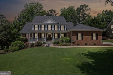 This 4-sided brick 5BR/4.5BA golf course home with a basement on Canongate On White Oak Golf Course in Georgia - for sale on GolfHomes.com, golf home, golf lot