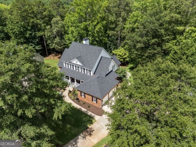 This 4-sided brick 5BR/4.5BA golf course home with a basement on Canongate On White Oak Golf Course in Georgia - for sale on GolfHomes.com, golf home, golf lot