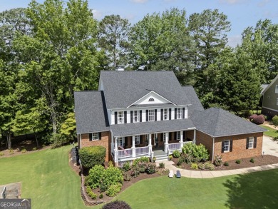 This 4-sided brick 5BR/4.5BA golf course home with a basement on Canongate On White Oak Golf Course in Georgia - for sale on GolfHomes.com, golf home, golf lot
