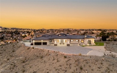 Spectacular single-story estate overlooking Boulder City on over on Boulder City Municipal Golf Course in Nevada - for sale on GolfHomes.com, golf home, golf lot