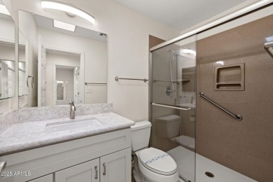 Fully renovated 2 bedroom 2 bath home now has a beautiful, open on Sun City Lakes West and East in Arizona - for sale on GolfHomes.com, golf home, golf lot