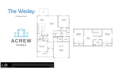 Welcome to the Wesley Plan by ACREW Homes, a new layout in on Ayden Golf and Country Club in North Carolina - for sale on GolfHomes.com, golf home, golf lot